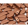 Semi Circle Beads 5x10 mm Copper - 10 Pz
