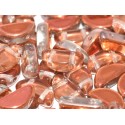 Semi Circle Beads 5x10 mm Crystal Sunset - 10 Pz