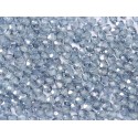 Mezzo Cristallo 4 mm Crystal Baby Blue Luster - 50 Pz