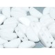 Semi Circle Beads 5x10 mm Chalk White - 10 Pz