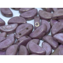 Semi Circle Beads 5x10 mm Opaque Vega Luster - 10 Pcs