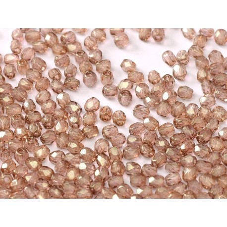 Mezzo Cristallo 4 mm Crystal Terracotta Red - 50 Pz