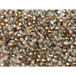 Mezzo Cristallo 4 mm Crystal Capri Gold - 50 Pz