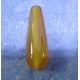 Goccia Agata Liscia Colorata Giallo Variegato 30x10 mm - 1 pz
