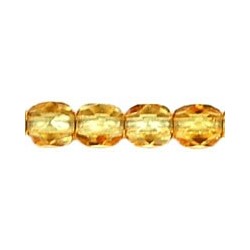 Mezzo Cristallo 4 mm Topaz - 50 Pz