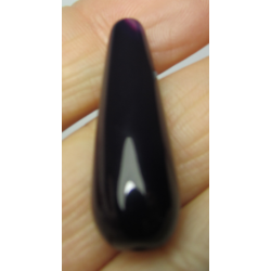 Agate Drop Dyed Dark Purple 30x10 mm - 1 pc