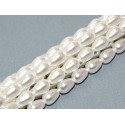 Goccia/Briolette Cerata Vetro 7x5 mm Bright White - 20 pz
