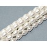 Goccia/Briolette Cerata Vetro 7x5 mm Bright White - 20 pz