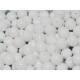 Perle Tonde in Vetro di Boemia 6 mm Chalk White - 25 Pz