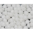 Perle Tonde in Vetro di Boemia 6 mm Chalk White - 25 Pz