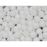Perle Tonde in Vetro di Boemia 6 mm Chalk White - 25 Pz
