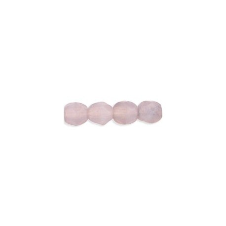 Mezzo Cristallo 4 mm Milky Amethyst - 50 Pz