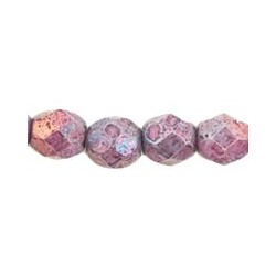 Mezzo Cristallo 4 mm Luster Metallic Amethyst - 50 Pz