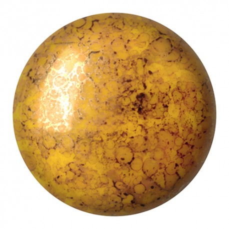 Cabochon par Puca® 18 mm Mordore Opaque Amethyst Bronze - 1 pz