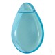 Perle in Vetro Collezione Vintage Par Puca® Petalo 18 x 12 x 3 mm Emerald - 10 pz