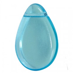Glass Beads Vintage Collection Par Puca® Petal 18 x 12 x 3 mm Emerald - 10 pcs