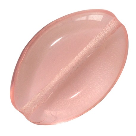 Perle in Vetro Collezione Vintage Par Puca® Ovale 16 x 11 x 4 mm Light Rose - 10 pz