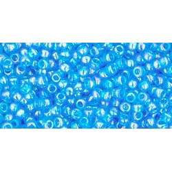 Toho Round 11/0 Trans-Rainbow Dark Aqua