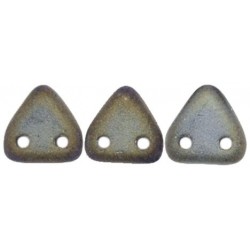 Perline Triangle 6 mm Matte Iris Brown - 5 g