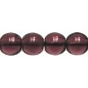 Perle Tonde in Vetro di Boemia 3 mm Amethyst - 50 Pz