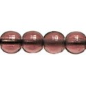 Perle Tonde in Vetro di Boemia 4 mm Amethyst - 50 Pz