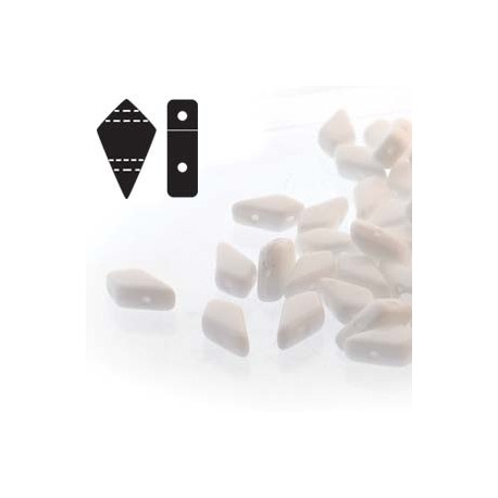 Kite Beads 9 x 5 mm Light Gold Mat - 5 g