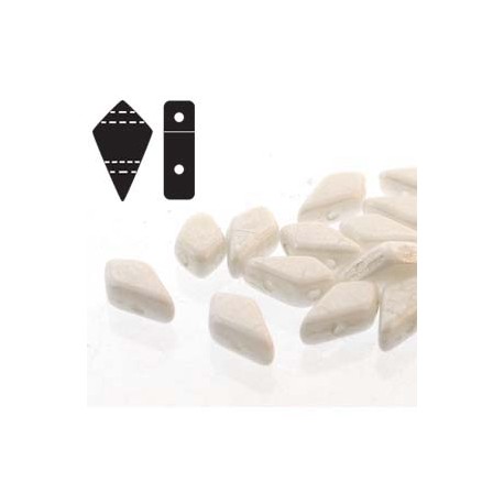 Kite Beads 9 x 5 mm Light Gold Mat - 5 g