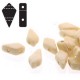 Kite Beads 9 x 5 mm Light Gold Mat - 5 g