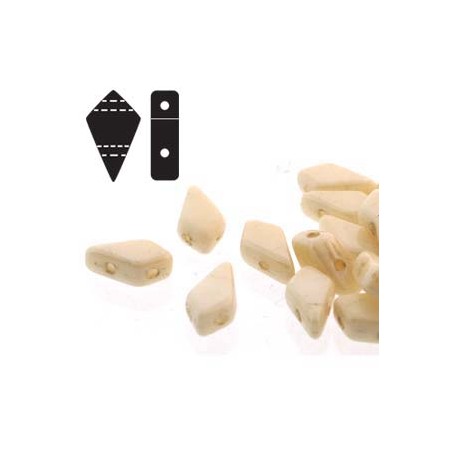 Kite Beads 9 x 5 mm Light Gold Mat - 5 g