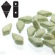 Kite Beads 9 x 5 mm Luster Light Green - 5 g