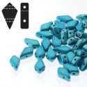 Kite Beads 9 x 5 mm Metalust Aqua - 5 g