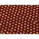 Perle Tonde in Vetro di Boemia 4 mm Copper - 50 Pz