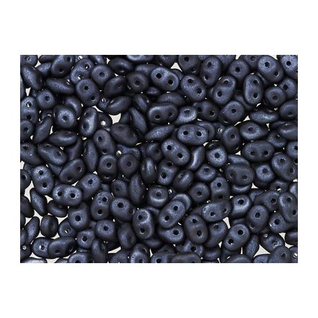 Superduo 2,5x5 mm Metalust Mat Steel Blue - 10 g