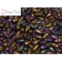DropDuo 3 x 6 mm Purple Iris Gold - 40 Pz