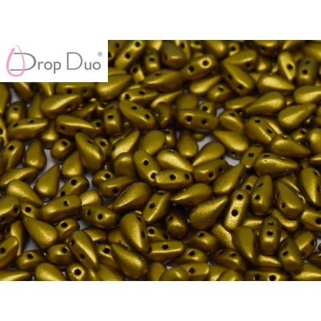 DropDuo 3 x 6 mm Brass Gold - 40 Pz