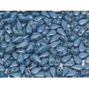 DropDuo 3 x 6 mm Opaque Baby Blue Luster - 40 Pz