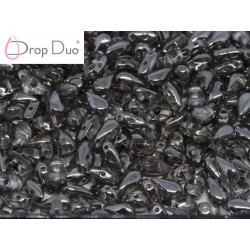 DropDuo 3 x 6 mm Hematite - 40 Pz