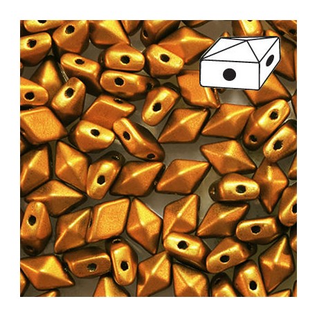 DIAMONDUO™ 5 x 8 mm Matte Brass - 5 g