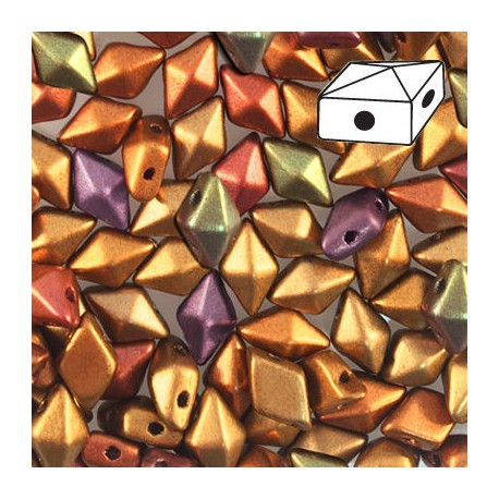 DIAMONDUO™ 5 x 8 mm Matte Golden Iris - 5 g