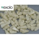 Perline VEXOLO® 5x8 mm Opaque Champagne Luster - 40 Pz