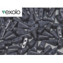 Perline VEXOLO® 5x8 mm Opaque Grey Luster - 40 Pz