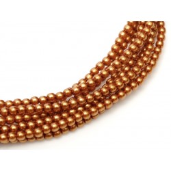 Perle Cerate in Vetro 4 mm Copper - 50 Pz