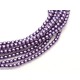 Perle Cerate in Vetro 4 mm Deep Lilac - 50 Pz