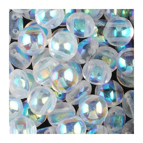 Candy Beads 12 mm Crystal AB - 10 pz
