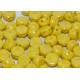 Cabochon Doppio Foro 6 mm Opaque Lemon Shimmer - 10 pz