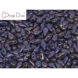 DropDuo 3 x 6 mm Opaque Lila Luster - 40 Pz