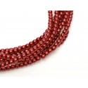 Perle Cerate in Vetro 2 mm Brick Red - 50 Pz