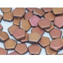 Pego Beads 10 mm Crystal Sunset Full Matted - 5 pcs