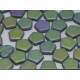 Pego Beads 10 mm Crystal Vitrail Full Matted - 5 pz