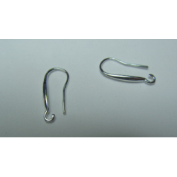 925 Sterling Silver Ear Hook 18 mm - 2 pcs